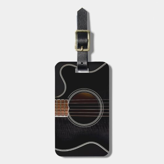 Gitaar Soundhole Bagagelabel (Voorkant verticaal)