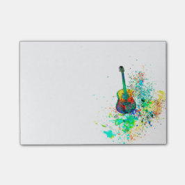 Gitaar spatten post-it® notes