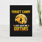 Gitaar speel heks vergeet snoep geef me gewoon git kaart (Voorkant)