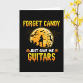 Gitaar speel heks vergeet snoep geef me gewoon git kaart (Gele Bloem)