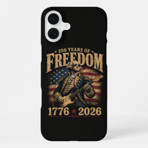 Gitaar spelen 250 jaar 4 juli iPhone 16 Plus Hoesje