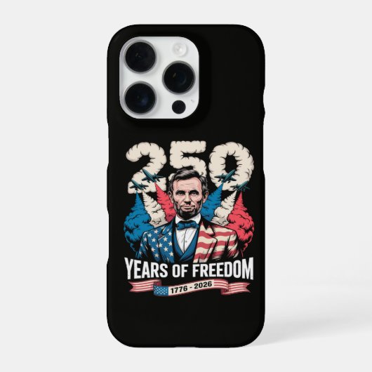 Gitaar spelen 250 jaar iPhone hoesje (Achterkant)