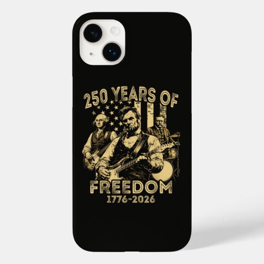 Gitaar spelen 4 juli 250ste verjaardag Case-Mate iPhone case (Achterkant)