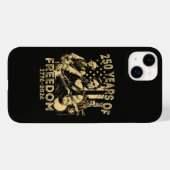 Gitaar spelen 4 juli 250ste verjaardag Case-Mate iPhone case (Achterkant (horizontaal))