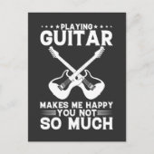 Gitaar spelen maakt me blij dat je niet zo veel briefkaart (Voorkant)