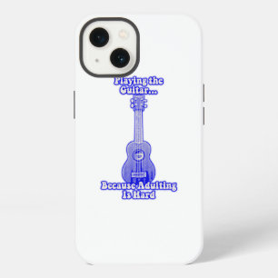 Gitaar spelen omdat volwassen zijn moeilijk is. iPhone 13 hoesje