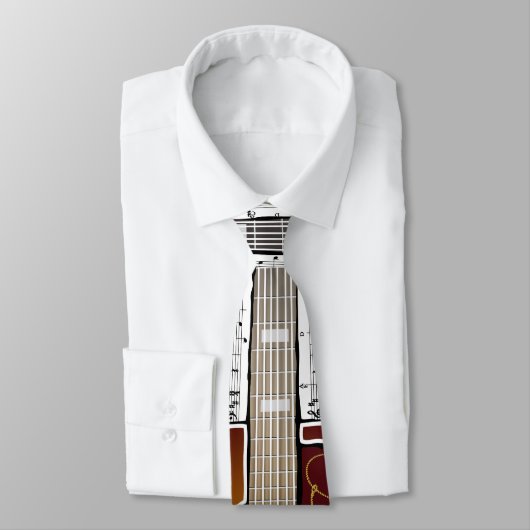  gitaar - Stropdas (Gebonden)