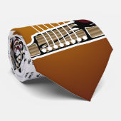  gitaar - Stropdas (Opgerold)