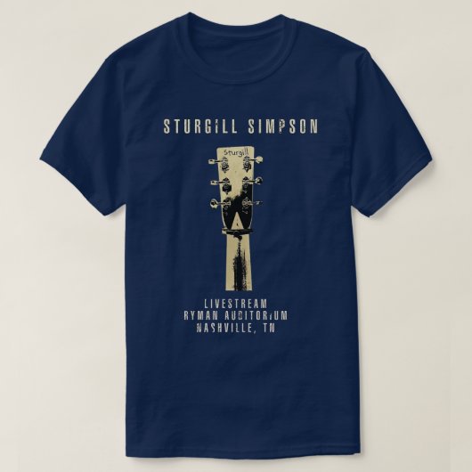 Gitaar Sturgill TShirt (Design voorkant)