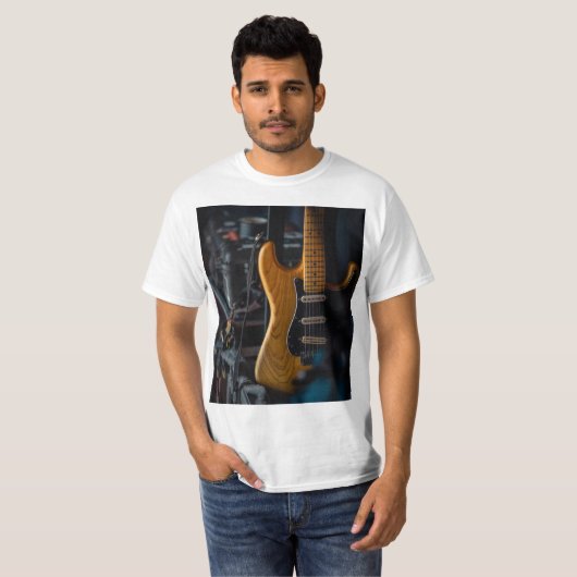  gitaar t-shirt (Voorkant volledig)