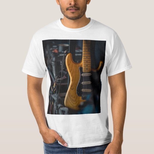  gitaar t-shirt (Voorkant)