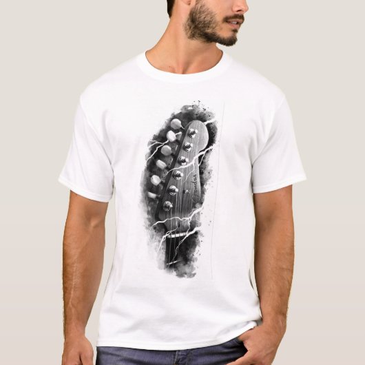 gitaar t-shirt (Voorkant)