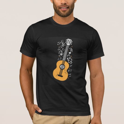 gitaar t-shirt (Voorkant)