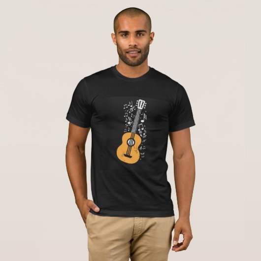 gitaar t-shirt (Voorkant volledig)