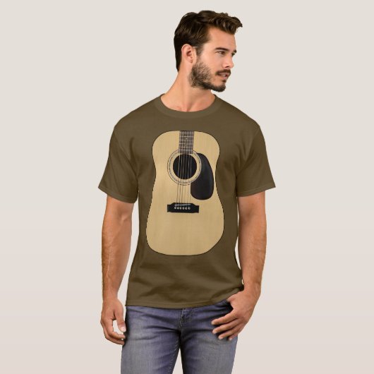 gitaar t-shirt (Voorkant volledig)