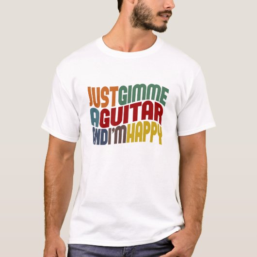gitaar t-shirt (Voorkant)
