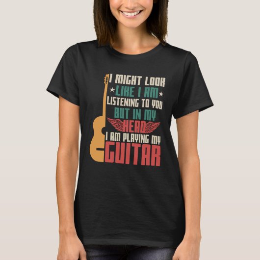 gitaar t-shirt (Voorkant)