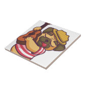 gitaar tegeltje (Zijkant)