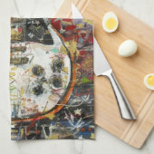 gitaar - theedoek (Quarter Fold)