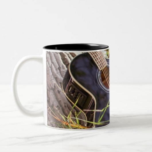  gitaar tweekleurige koffiemok (Links)