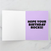 GITAAR VERJAARDAG WENSKAART KAART (Binnen)