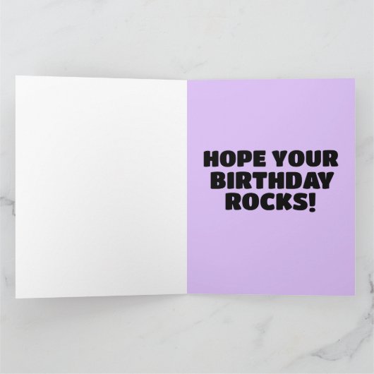 GITAAR VERJAARDAG WENSKAART KAART (Binnen)