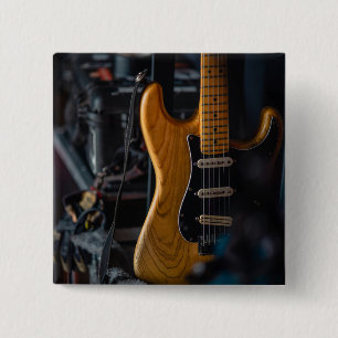gitaar vierkante button 5,1 cm