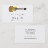 gitaar visitekaartje (Voorkant / Achterkant)