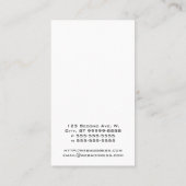 gitaar visitekaartje (Achterkant)