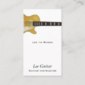 gitaar visitekaartje (Voorkant)