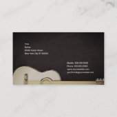 gitaar visitekaartje (Achterkant)