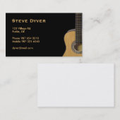 gitaar visitekaartje (Voorkant / Achterkant)