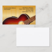 gitaar visitekaartje (Voorkant / Achterkant)