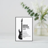 gitaar visitekaartje (Staand voorkant)