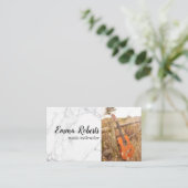 Gitaar | Visitekaartje muziekinstructeur (Staand voorkant)