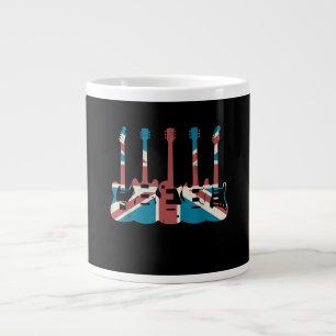  gitaar Vlag Groot-Brittannië - gitaarspeler Grote Koffiekop