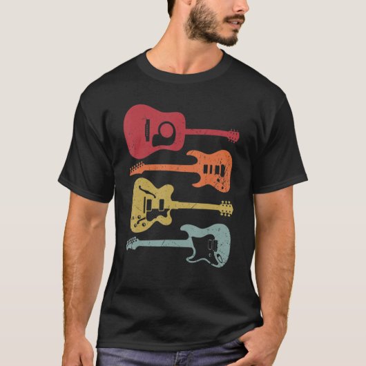 gitaar voor gitarist t-shirt (Voorkant)