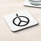 Gitaar Vredesteken Bier Onderzetter (Linkerzijde)