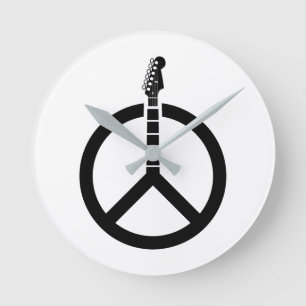 Gitaar Vredesteken Ronde Klok