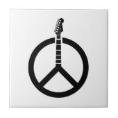 Gitaar Vredesteken Tegeltje (Voorkant)