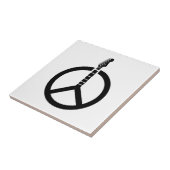 Gitaar Vredesteken Tegeltje (Zijkant)