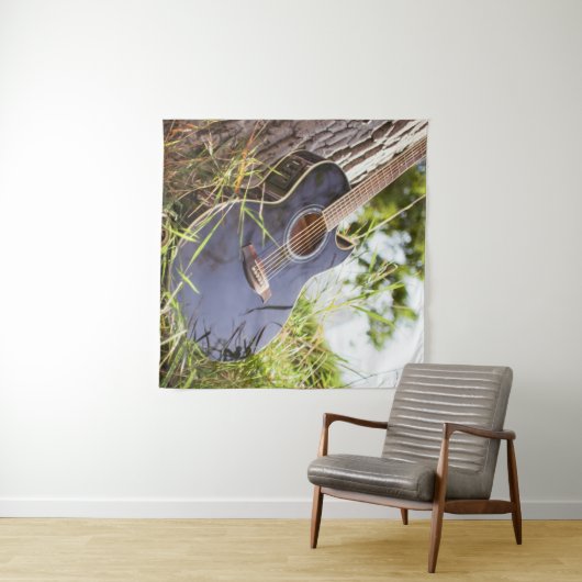 gitaar wandkleed (In Situ (horizontaal))