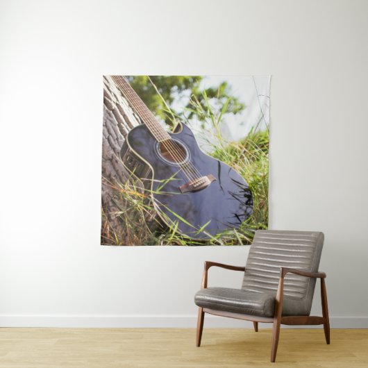  gitaar wandkleed (In situ)