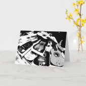 Gitaar Wenskaart - 001 Kaart (Gele Bloem)