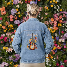Gitaar Wildflower Ampersand Musical Wedding Denim Jacket