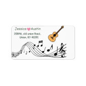 gitaarAdresetiketten Etiket (Voorkant)