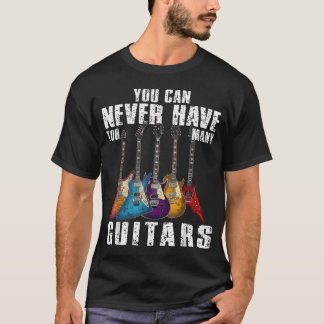 Gitaarband Gitarist Gitaar Voor Mannen T-shirt