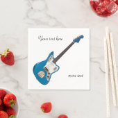  gitaarbandmuzikant servetten (Insitu)