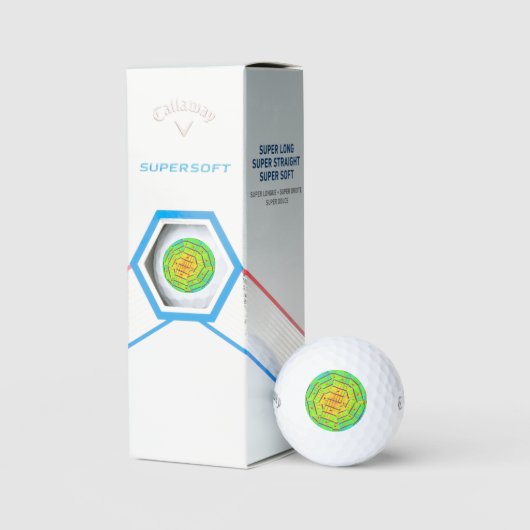 GITAARFRETBOARD GOLFBALLEN (Verpakking)