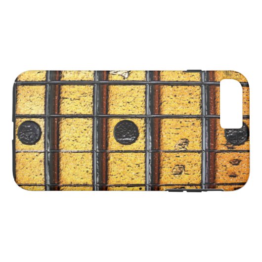  gitaarfrets Case-Mate iPhone case (Achterkant (Horizontaal))